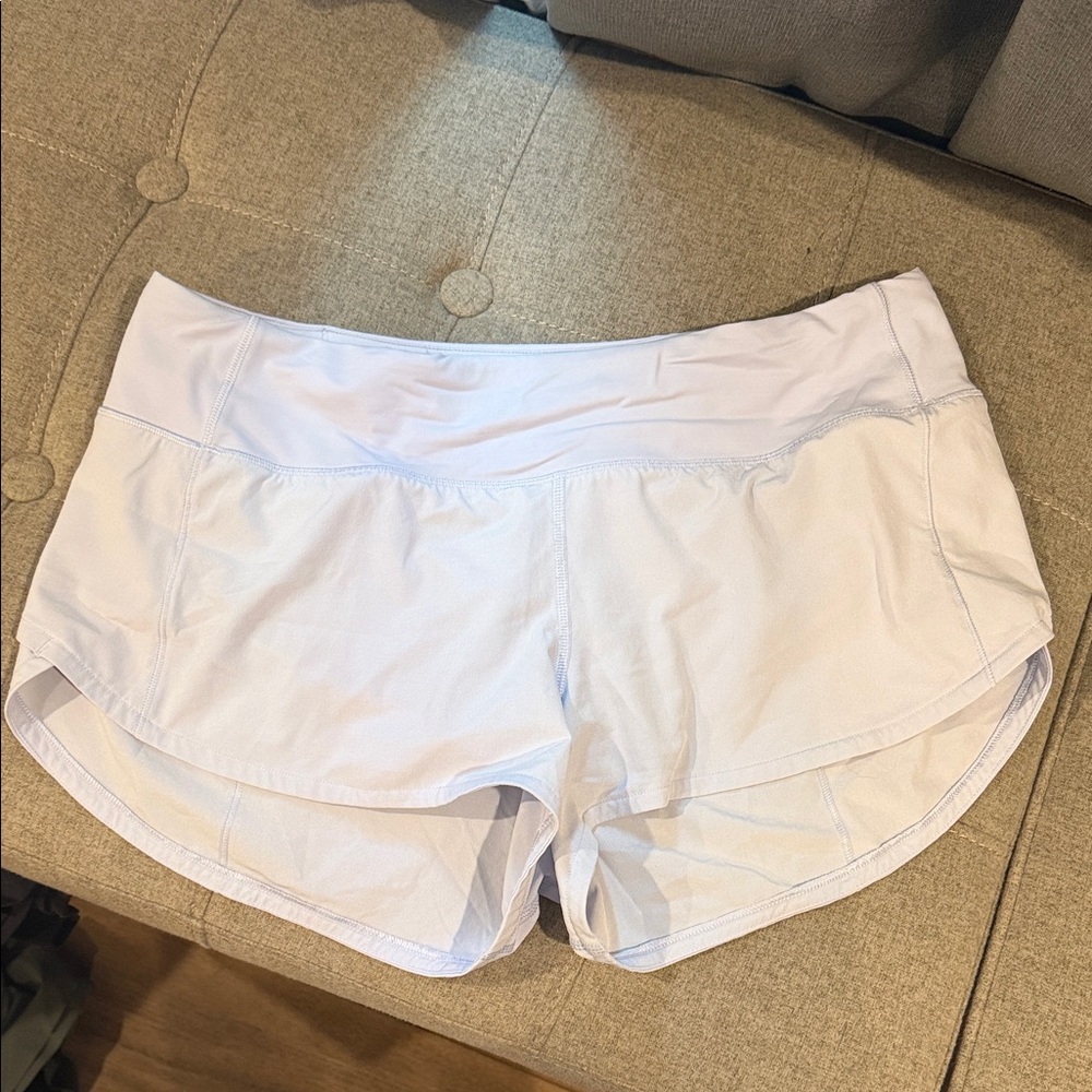 Lululemon Athletica Light Blue Speed Up Shorts